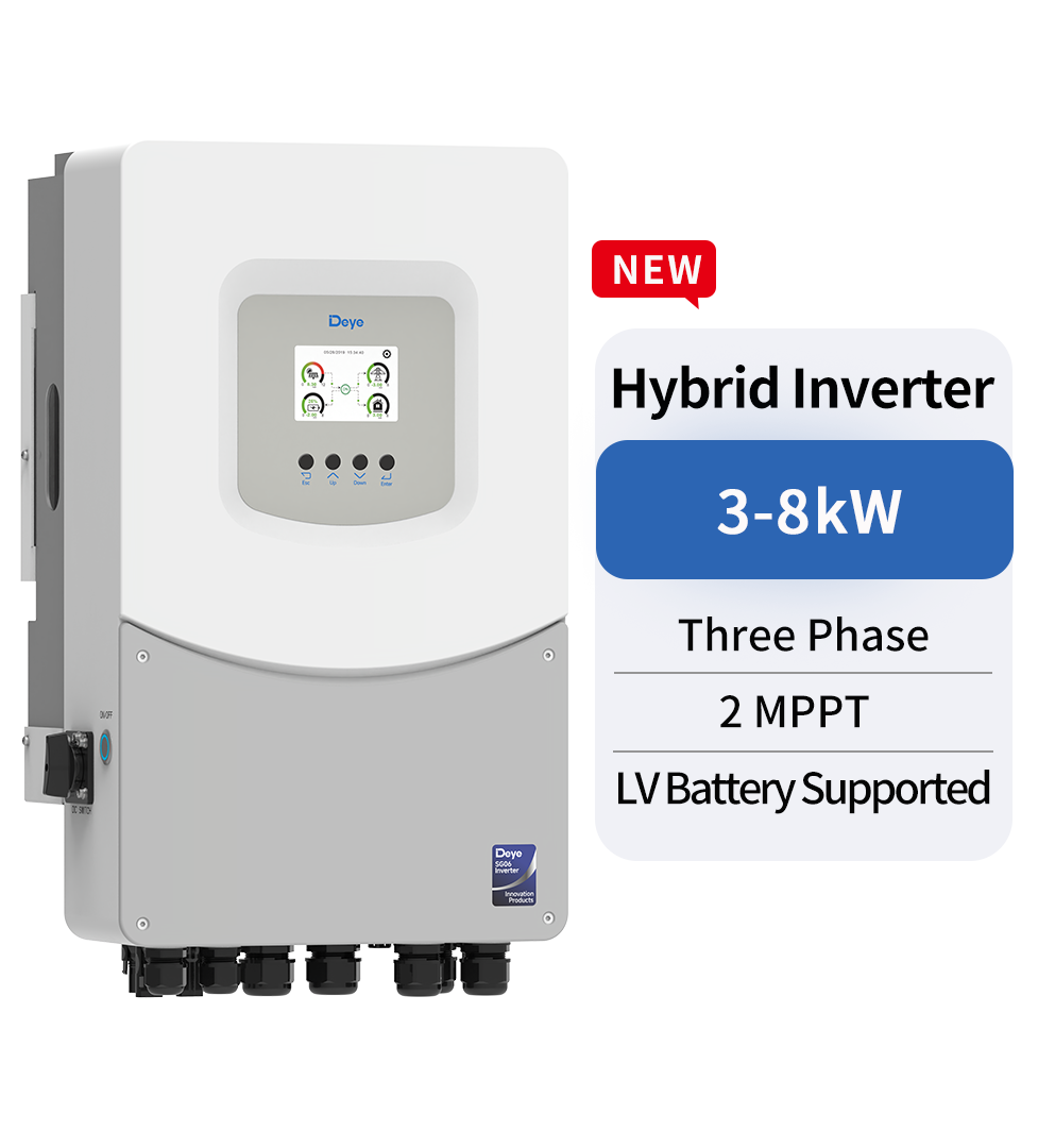 Deye SUN-3/4/5/6/8K-SG06LP3-EU-BM2 hybrid inverters